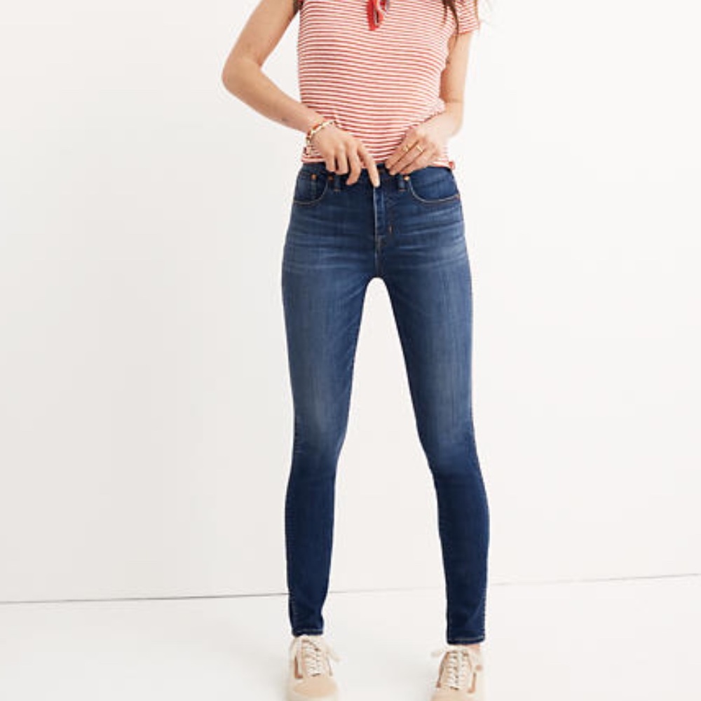Madewell high rise skinny jeans
